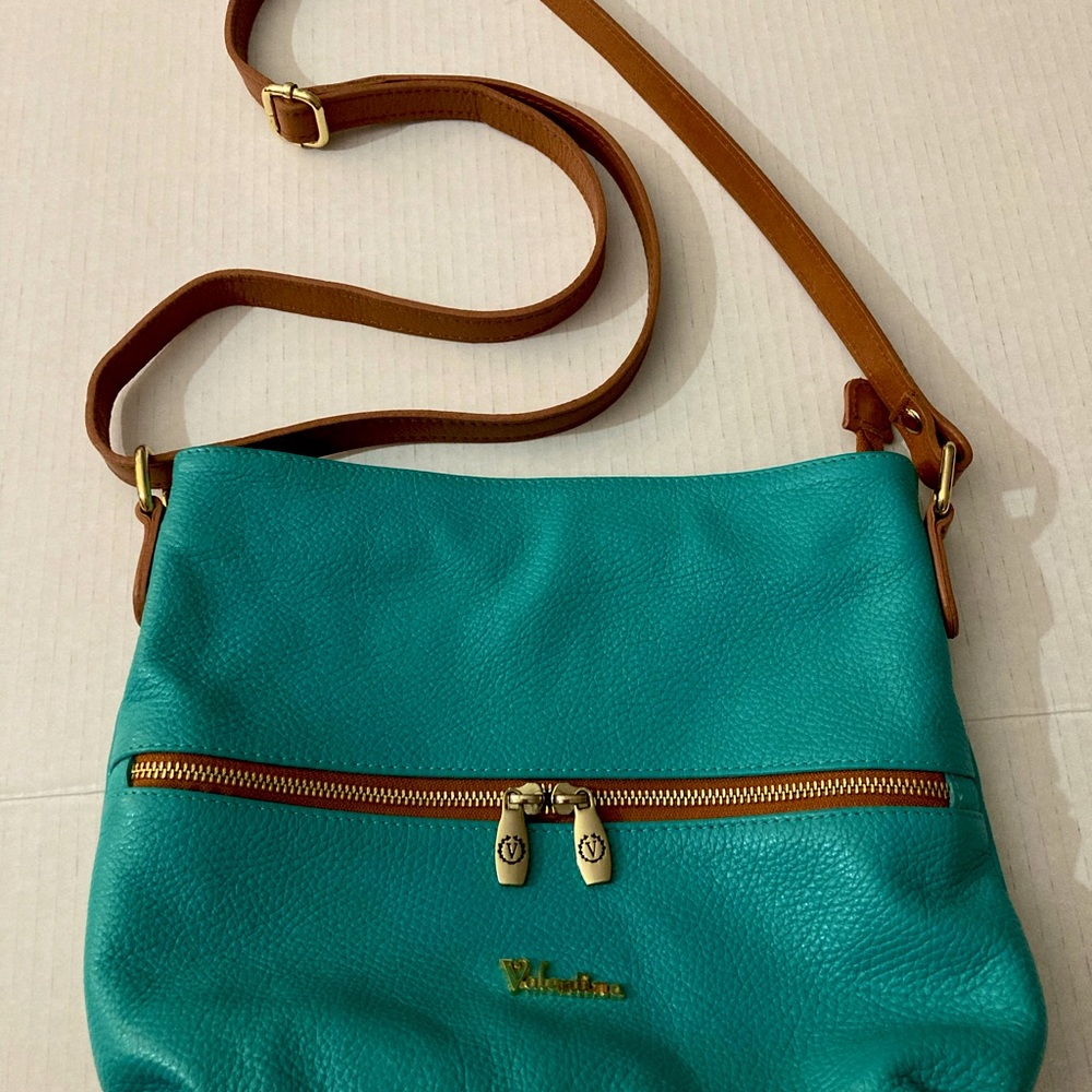 Valentina Adjustable Pebble Leather Shoulder/Crossbody Bag - Picture 3 of 16
